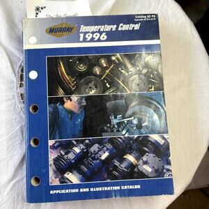 MURRAY 1996 Temperature Control Catalog AC-96 App & Illustration